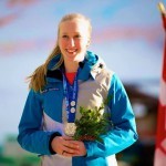 Maddie Snowboarder on Podium